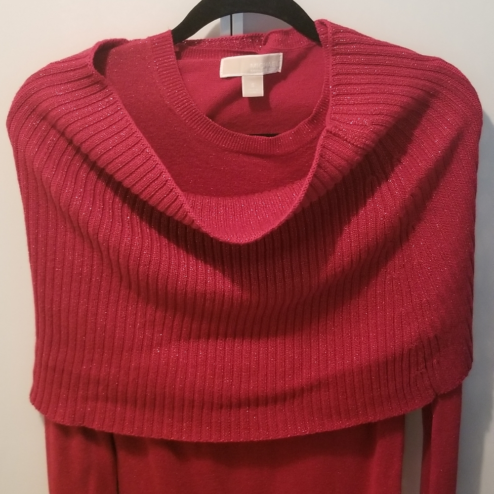 Michael Kors Sweater red cowl neck sweaters
